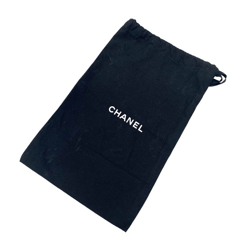 シャネル CHANEL サンダル 靴 シューズ レザー シルバー 未使用 フラットサンダル ミュール ココマーク チェーン