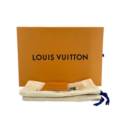 ルイヴィトン LOUIS VUITTON パンプス ストリームライン メッシュ レースアップ レザー ブラック