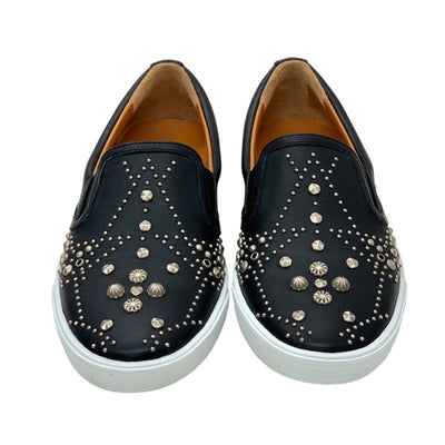 Jimmy Choo JIMMY CHOO sneakers, shoes, leather, black, unused, studded slip-ons