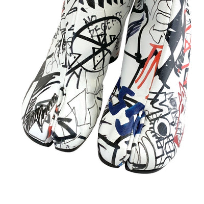 メゾンマルジェラ Maison Margiela ブーツ ショートブーツ 靴 シューズ レザー マルチカラー 未使用 足袋 ペイント