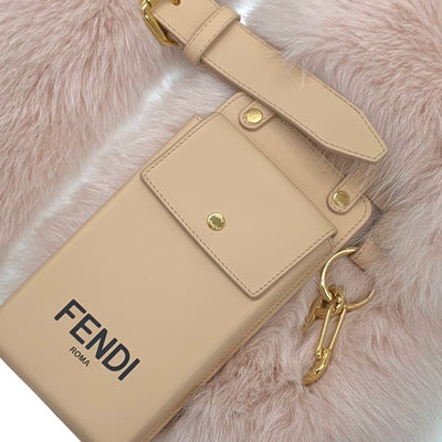 フェンディ FENDI ストール マキシストール ファー ケース ベルト