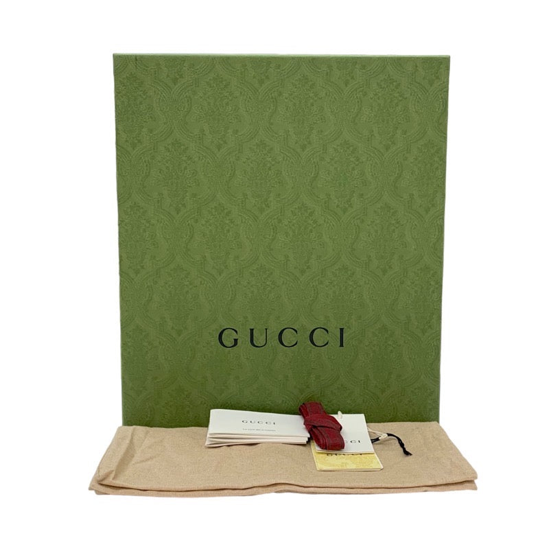 未使用 グッチ GUCCI ブーツ ショートブーツ ムートンブーツ 靴 シューズ ホースビット GG柄 ファブリック ベージュ