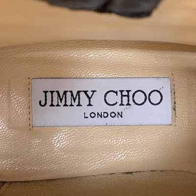 ジミーチュウ JIMMY CHOO ブーツ ショートブーツ 靴 シューズ スター スタッズ ベルト レザー ブラック 黒