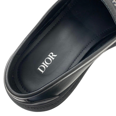 クリスチャンディオール CHRISTIAN DIOR DIOR EXPLORER ローファー 革靴 靴 シューズ レザー ブラック ベージュ オブリーク メンズ