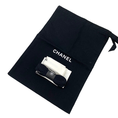 シャネル CHANEL スニーカー 靴 シューズ ファブリック ブラック グレー ココマーク ロゴ メッシュ