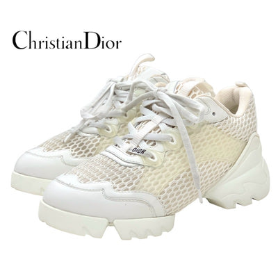 クリスチャンディオール CHRISTIAN DIOR スニーカー 靴 シューズ メッシュ ホワイト 白