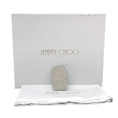 未使用 ジミーチュウ JIMMY CHOO Raine スニーカー 靴 シューズ ロゴ ファブリック ブラック グリーン