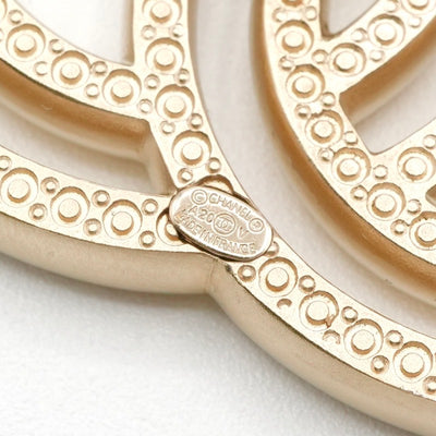 シャネル CHANEL ブローチ コサージュ ゴールド ココマーク ラインストーン
