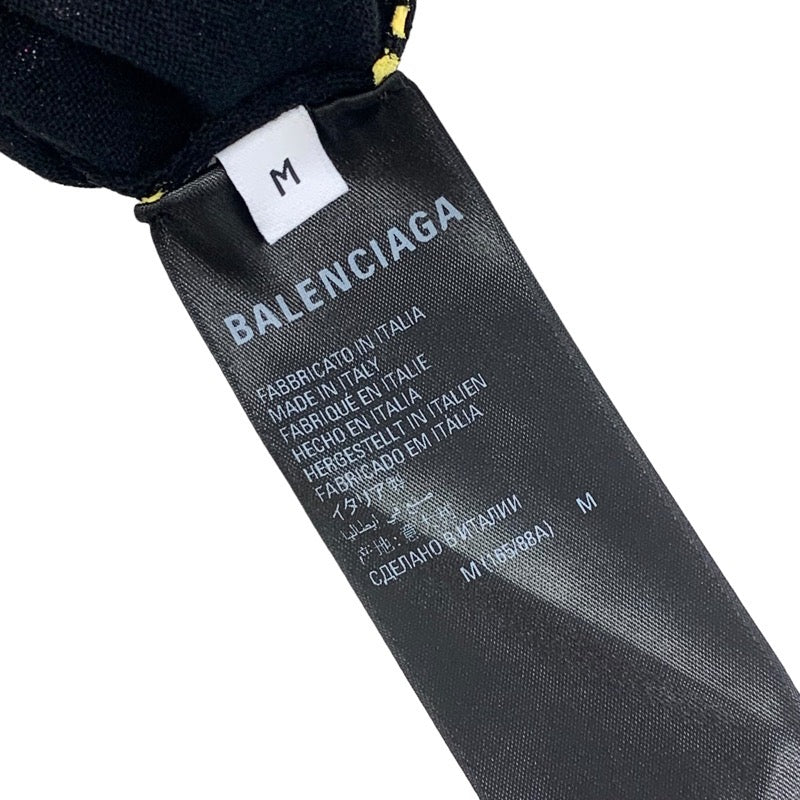 バレンシアガ BALENCIAGA トップス コットン ブラック マルチカラー ロゴ