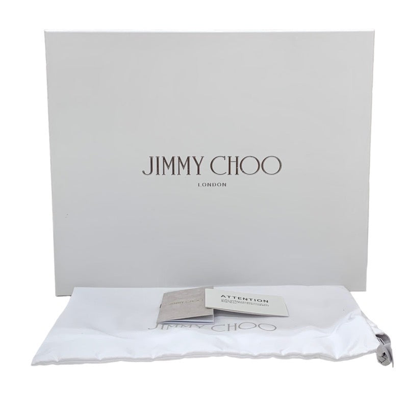 未使用 ジミーチュウ JIMMY CHOO DIAMOND スニーカー 靴 シューズ レザー パテント ホワイト