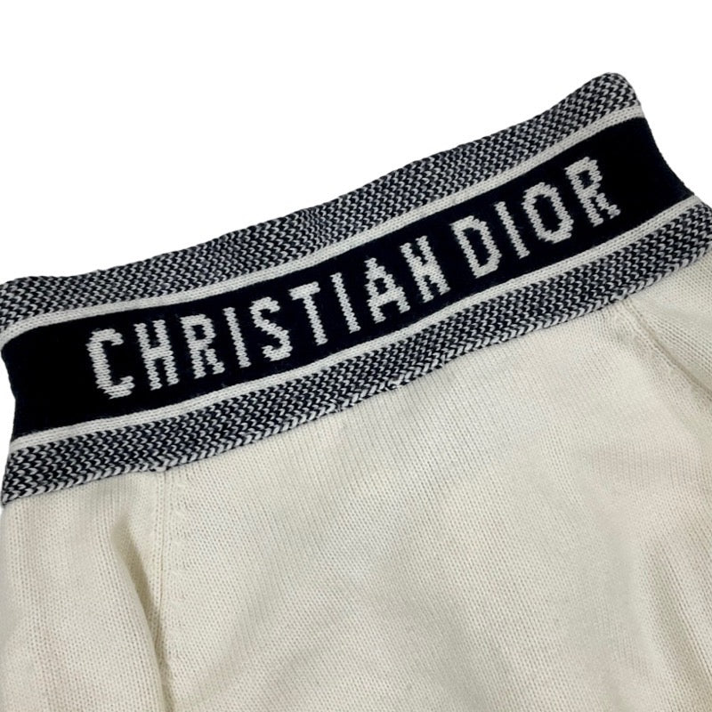 クリスチャンディオール CHRISTIAN DIOR トップス ニット セーラー ロゴ ウール アイボリー