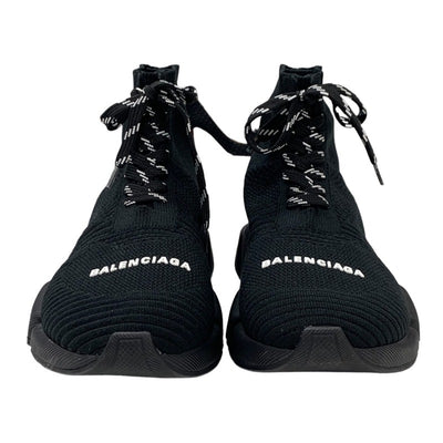 バレンシアガ BALENCIAGA スピードトレーナー スニーカー 靴 シューズ ファブリック ブラック 黒 ソックススニーカー ロゴ ニット