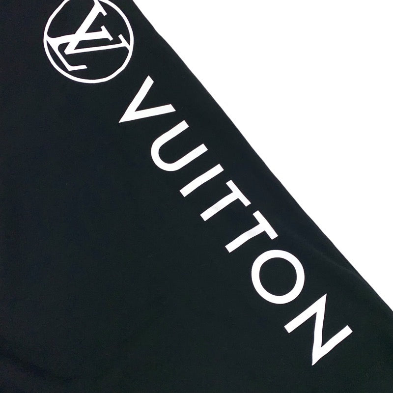 ルイヴィトン LOUIS VUITTON ワンピース コットン ブラック 黒 ロゴ