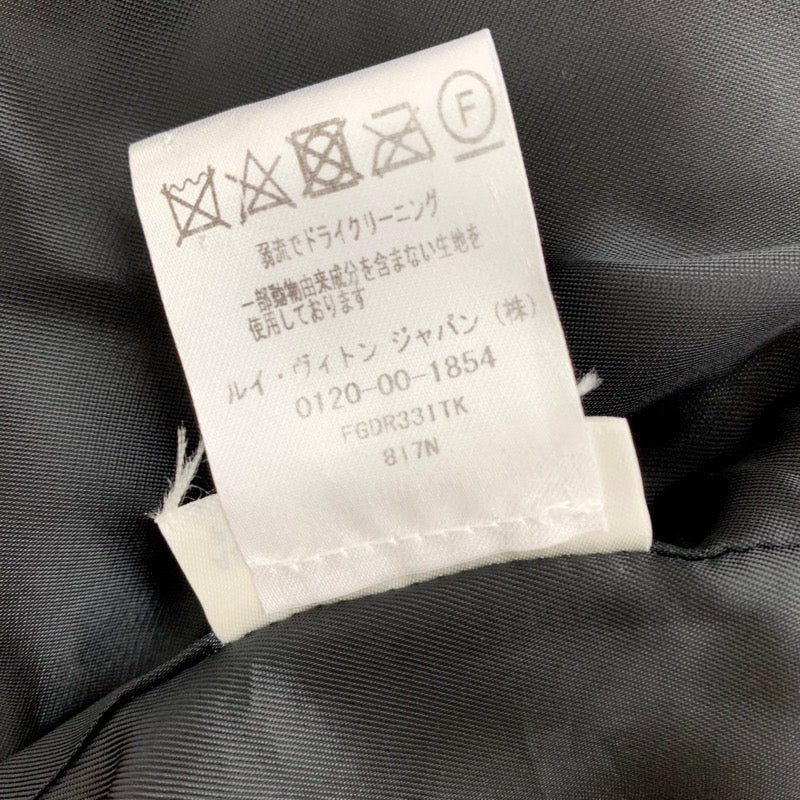 ルイヴィトン LOUIS VUITTON モノグラム ワンピース ホワイト ブルー 白 ノースリーブ ツイード
