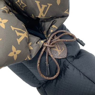 ルイヴィトン LOUIS VUITTON ピローライン モノグラム ブーツ ショートブーツ アンクルブーツ 靴 シューズ ナイロン ブラック 黒