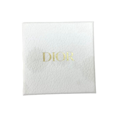 クリスチャンディオール CHRISTIAN DIOR ClairDLune ブレスレット バングル カフ ゴールド ホワイト CDロゴ ラインストーン