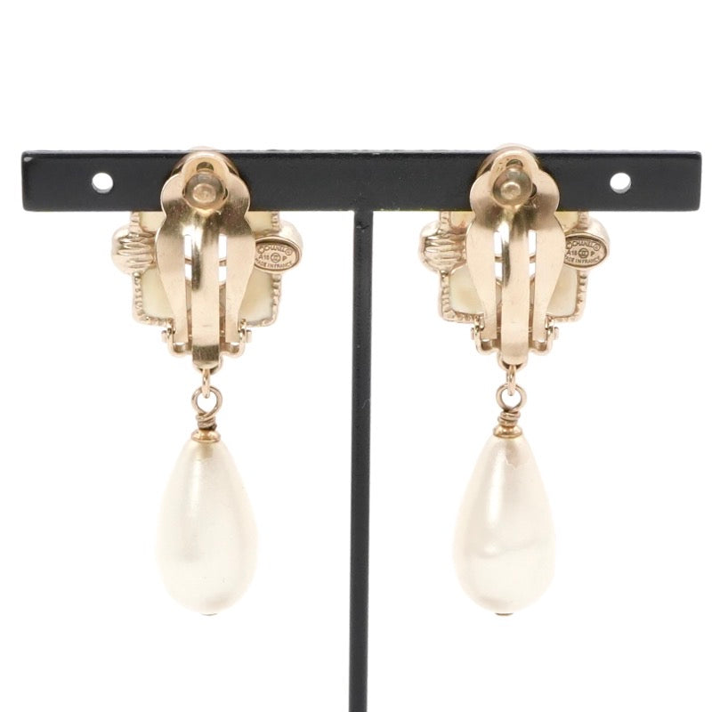 シャネル CHANEL ピアス イヤリング ゴールド ホワイト ココマーク パール
