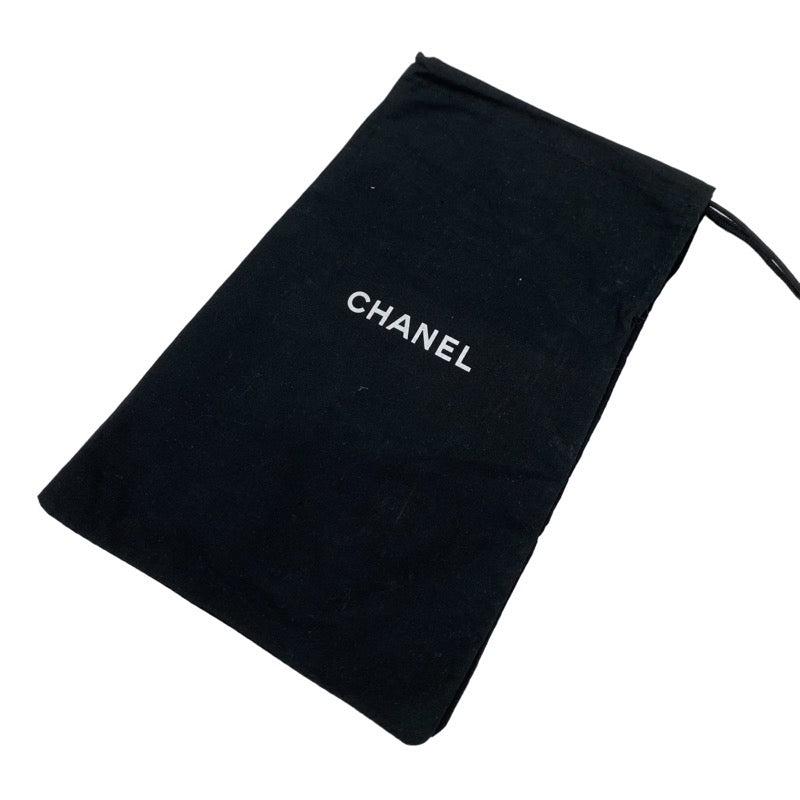 シャネル CHANEL パンプス 靴 シューズ スエード レザー ブラック グレー 未使用 ココマーク ステッチ