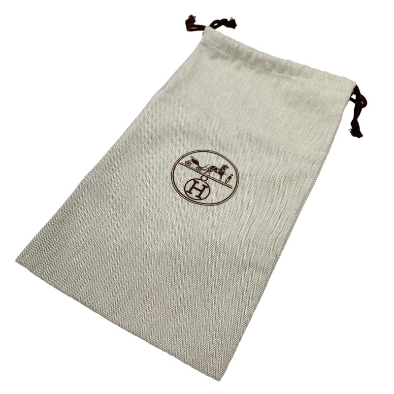 エルメス HERMES モカシン パリ ローファー フラットシューズ レザー ピンク シルバー 未使用 H金具