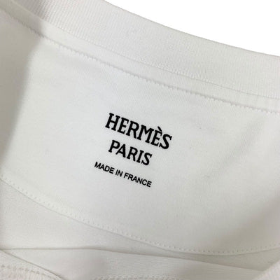 エルメス HERMES 半袖Ｔシャツ コットン ホワイト 白 シェーヌダンクル