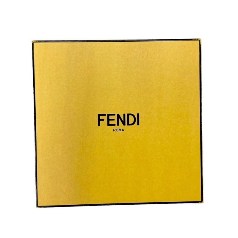 フェンディ FENDI オーロック ネックレス ペンダント ラインストーン ロゴ ゴールド