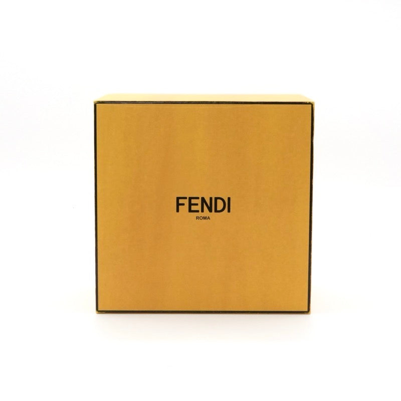 フェンディ FENDI オーロック ネックレス ペンダント ラインストーン ロゴ ゴールド