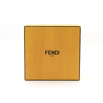 フェンディ FENDI オーロック ネックレス ペンダント ラインストーン ロゴ ゴールド