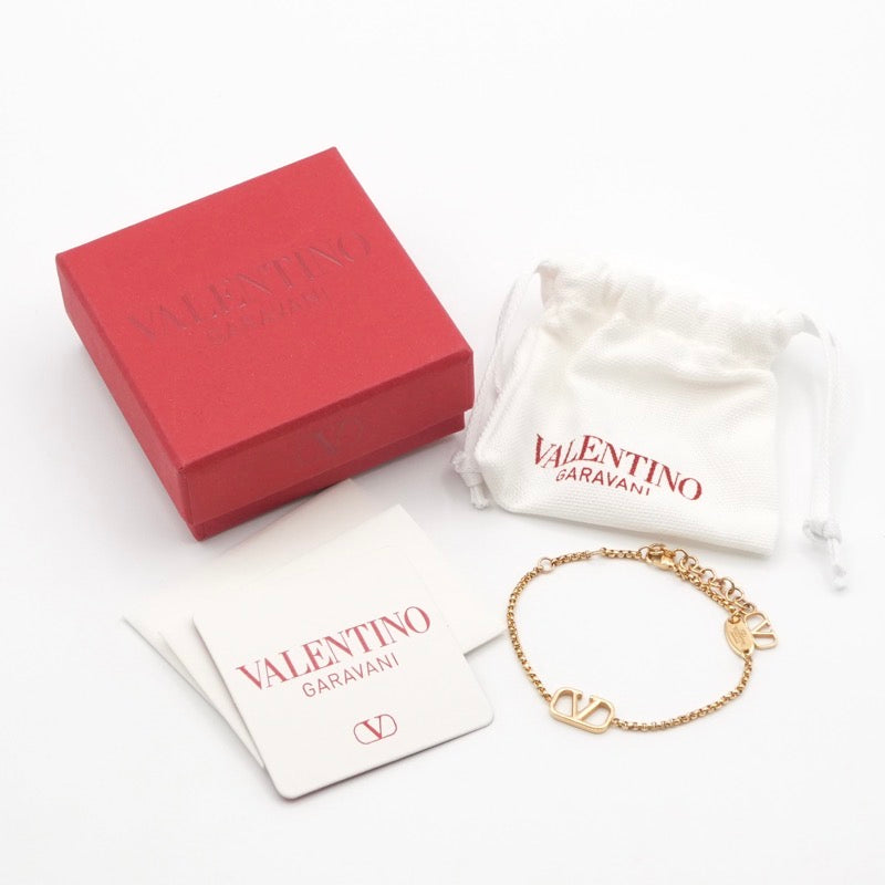ヴァレンティノ VALENTINO ブレスレット Vロゴ ゴールド