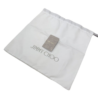 ジミーチュウ JIMMY CHOO サンダル 靴 シューズ レザー ホワイト 白 パール レース パーティーシューズ ウェディングシューズ