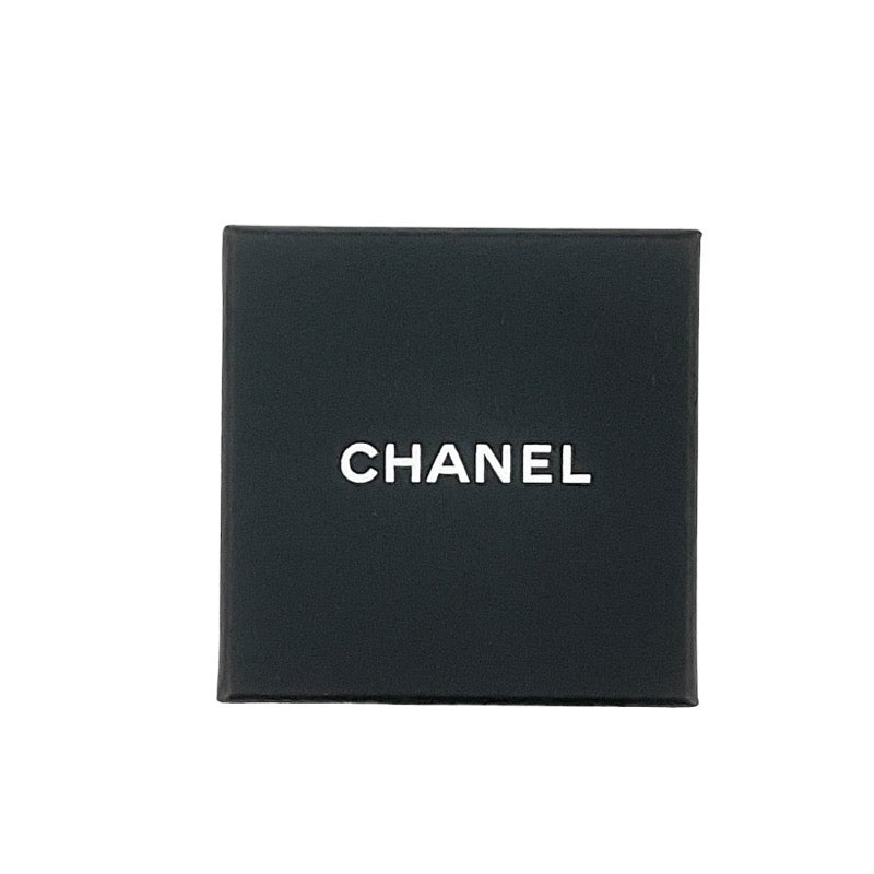 シャネル CHANEL ピアス ピンク ゴールド ココマーク ラインストーン パール スクエア