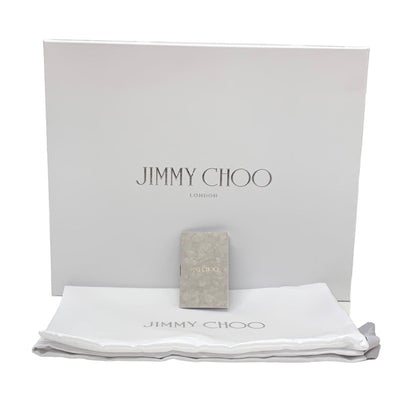 ジミーチュウ JIMMY CHOO RAINE スニーカー 靴 シューズ ナイロン ピンクベージュ レッド 未使用 ロゴ