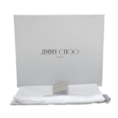 ジミーチュウ JIMMY CHOO RAINE スニーカー 靴 シューズ ナイロン ブラック グリーン 未使用 ロゴ