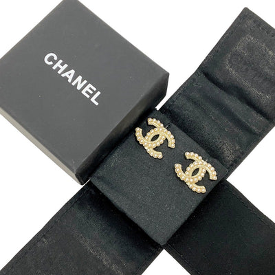 シャネル CHANEL ピアス ゴールド ココマーク パール