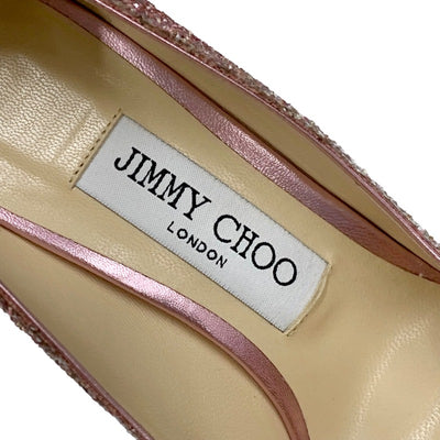 ジミーチュウ JIMMY CHOO パンプス パーティーシューズ 靴 シューズ グラデーション グリッター ピンク シルバー