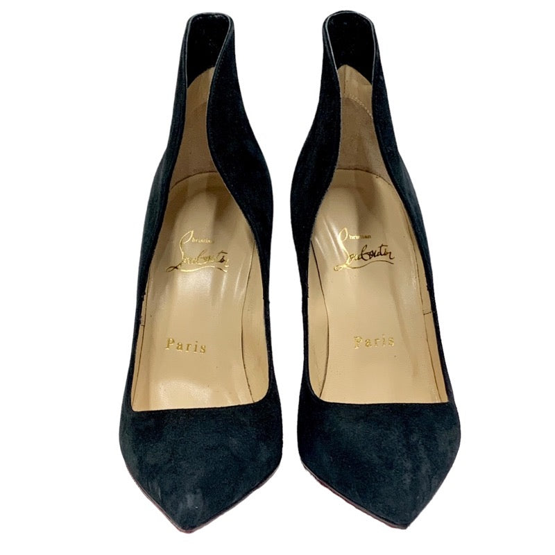 Christian Louboutin pumps, shoes, suede, black