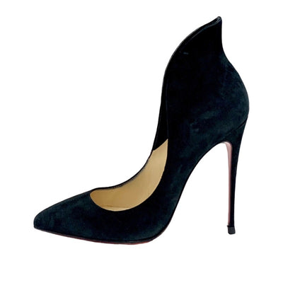 Christian Louboutin pumps, shoes, suede, black