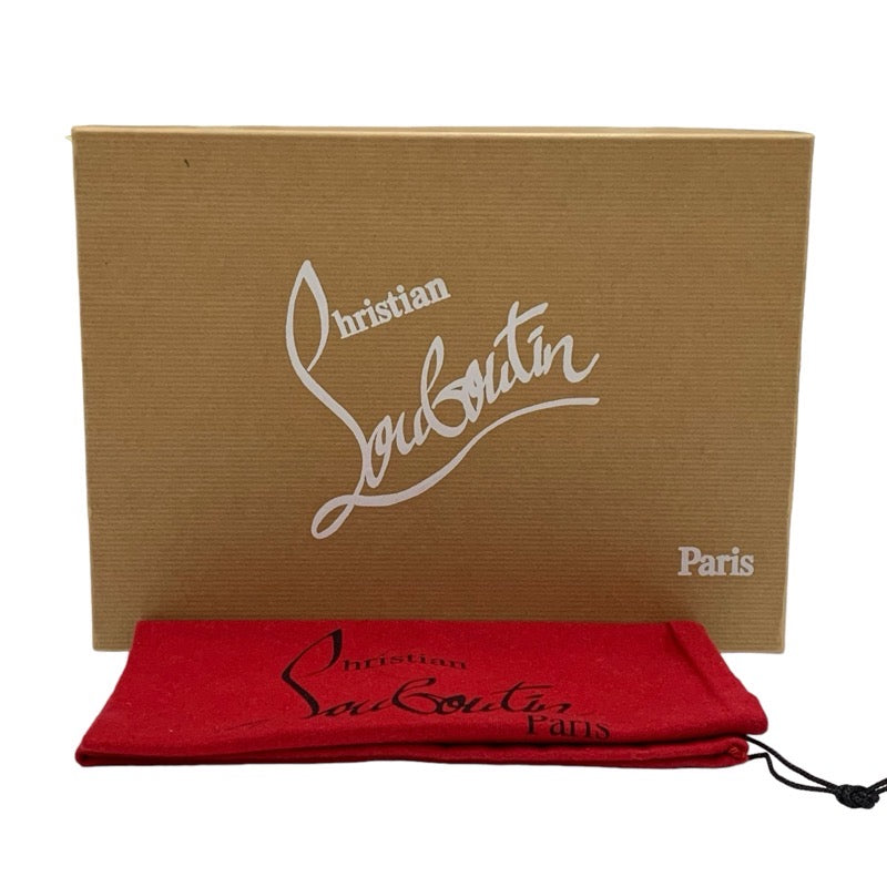 クリスチャンルブタン Christian Louboutin CREVE COEUR パンプス 靴 シューズ レザー ブラック 黒 未使用 リボン