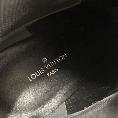 ルイヴィトン LOUIS VUITTON ロカビリーライン モノグラム ショートブーツ アンクルブーツ サイドゴア パンチング レザー ブラウン