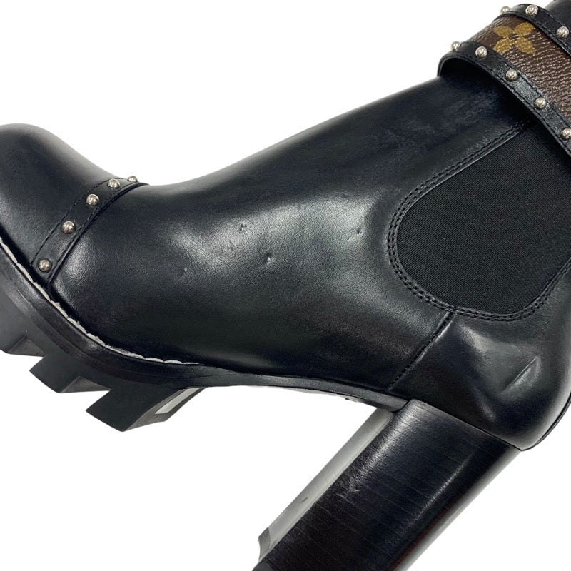 ルイヴィトン LOUIS VUITTON スタートレイル ショートブーツ アンクル