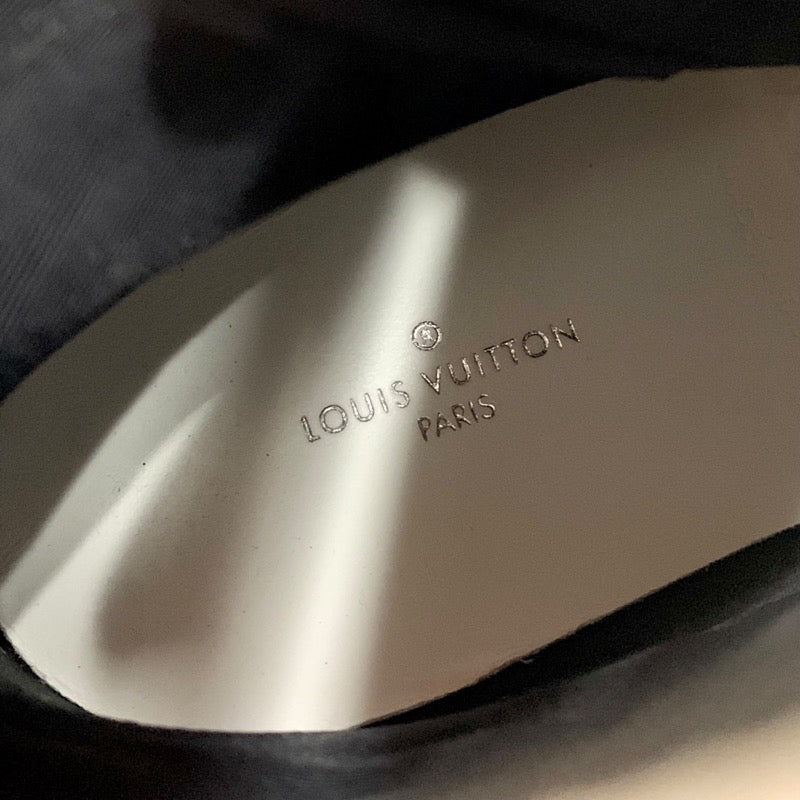 ルイヴィトン LOUIS VUITTON アークライトライン モノグラム スニーカー ハイカットスニーカー レザー ホワイト ブラック ゴールド