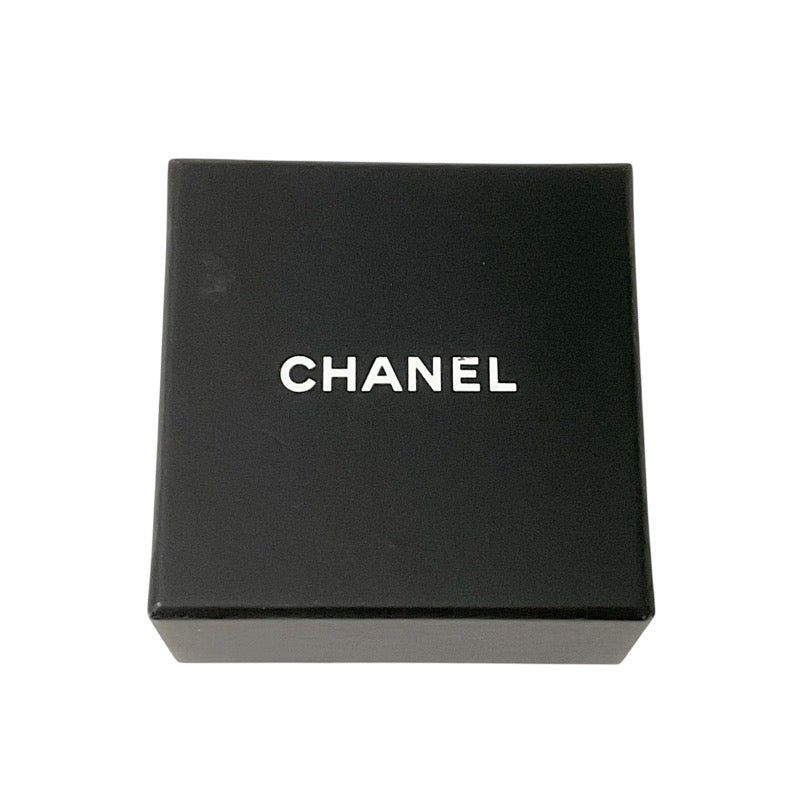 Chanel CHANEL ring gold black coco mark heart rhinestone