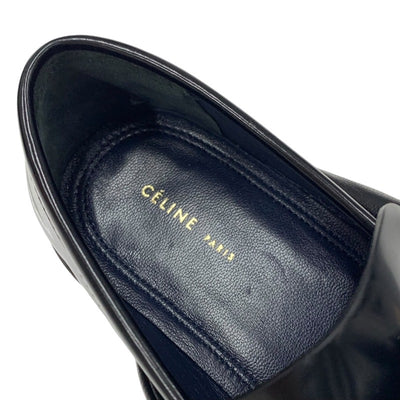 セリーヌ CELINE ローファー 革靴 靴 シューズ レザー ブラック 黒 未使用