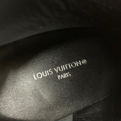 ルイヴィトン LOUIS VUITTON スタートレイル モノグラム ブーツ ショートブーツ アンクルブーツ レースアップ レザー ブラウン ブラック