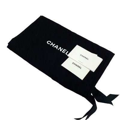 Chanel CHANEL boots, long boots, shoes, velour, black, black, coco mark