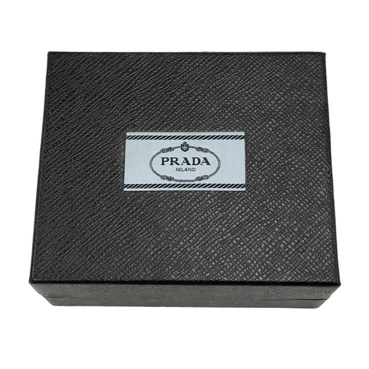プラダ トライアングル シュシュ ラインストーン ブラック シルバー プラダ PRADA ヘアアクセサリー ブラック シルバー