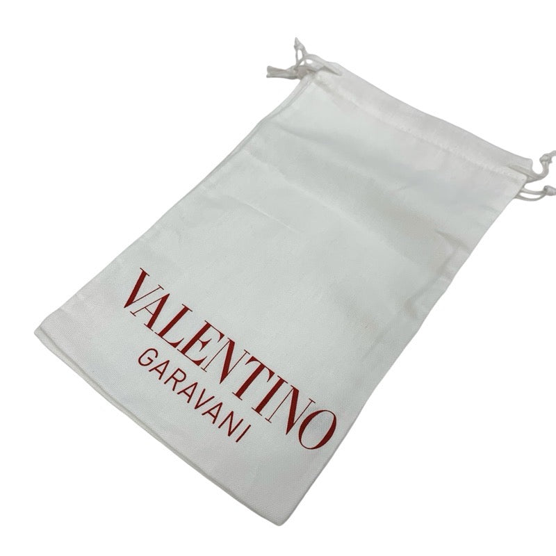 ヴァレンティノ VALENTINO サンダル 靴 シューズ レザー アイボリー ゴールド ミュール ローマンスタッズ 編み込み