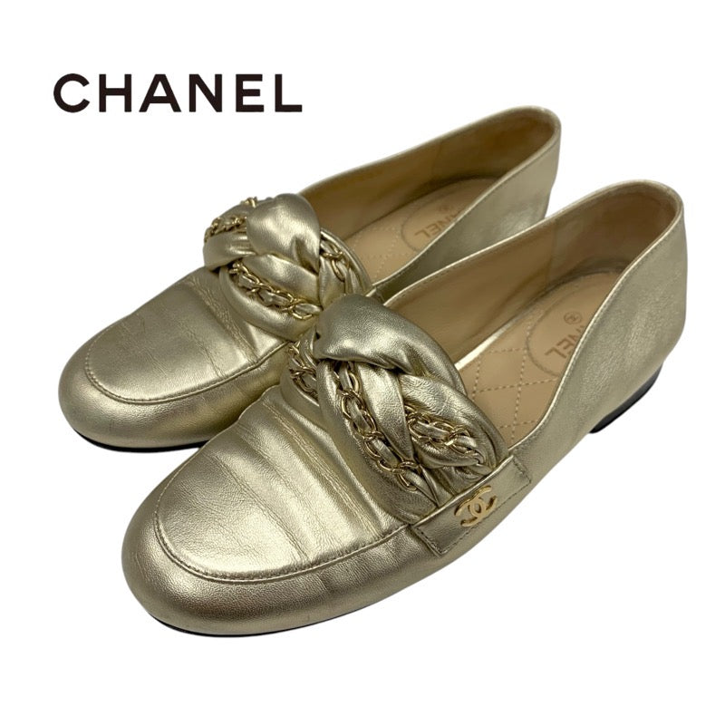 楽天市場】シャネル CHANEL ローファー 革靴 靴 シューズ ココ