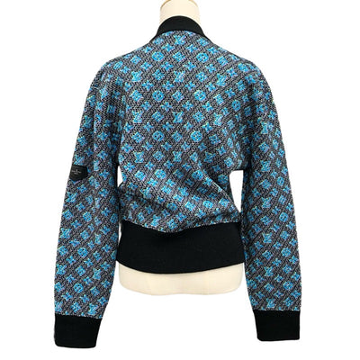 ルイヴィトン LOUIS VUITTON アウター ジャケット ブルゾン モノグラム ジップアップ ブラック ブルー