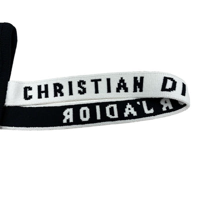 クリスチャンディオール CHRISTIAN DIOR トップス ブラック ホワイト 未使用 ブラトップ