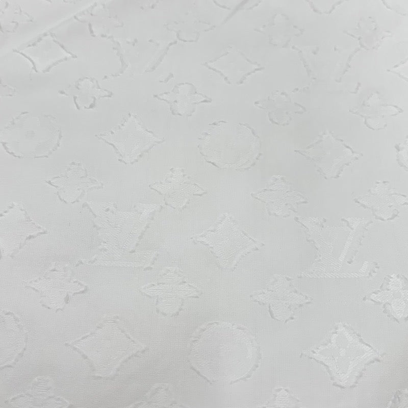 ルイヴィトン LOUIS VUITTON トップス コットン ホワイト ゴールド シャツ ブラウス モノグラム 半袖